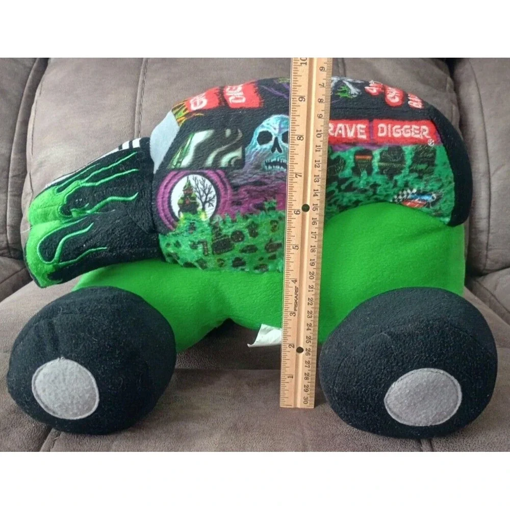 Plush Monster Jam Grave Digger Monster Truck 2013 Feld Motorsports Pillow Buddy